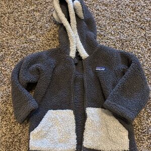 Patagonia Gray and Sherpa Jacket